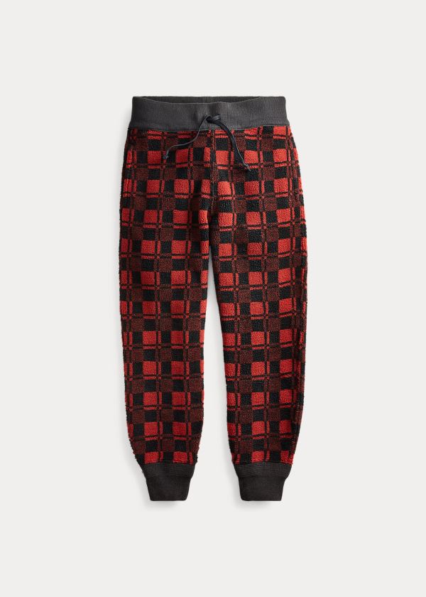 Men's Ralph Lauren Plaid Fleece Sweatpants | 543086LJR